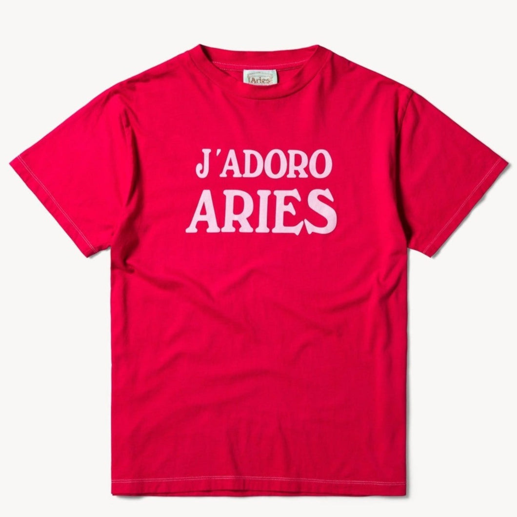 Aries J'Adoro Aries SS Tee Red