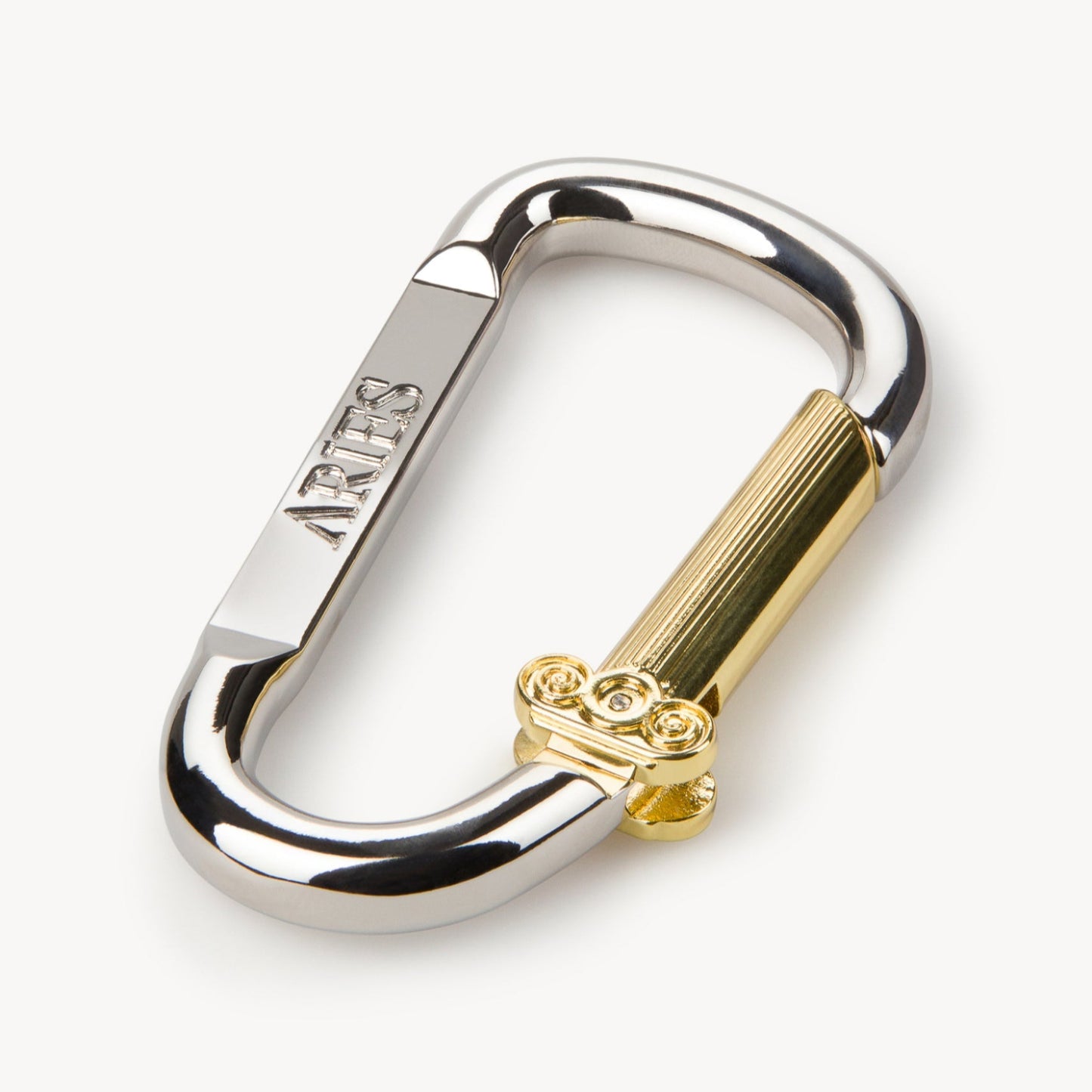Aries Column Carabiner Silver / Gold