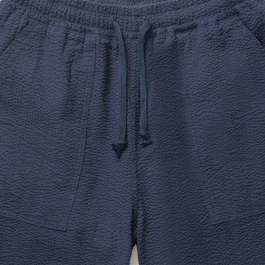 Service Works Seersucker Chef Shorts Dark Navy
