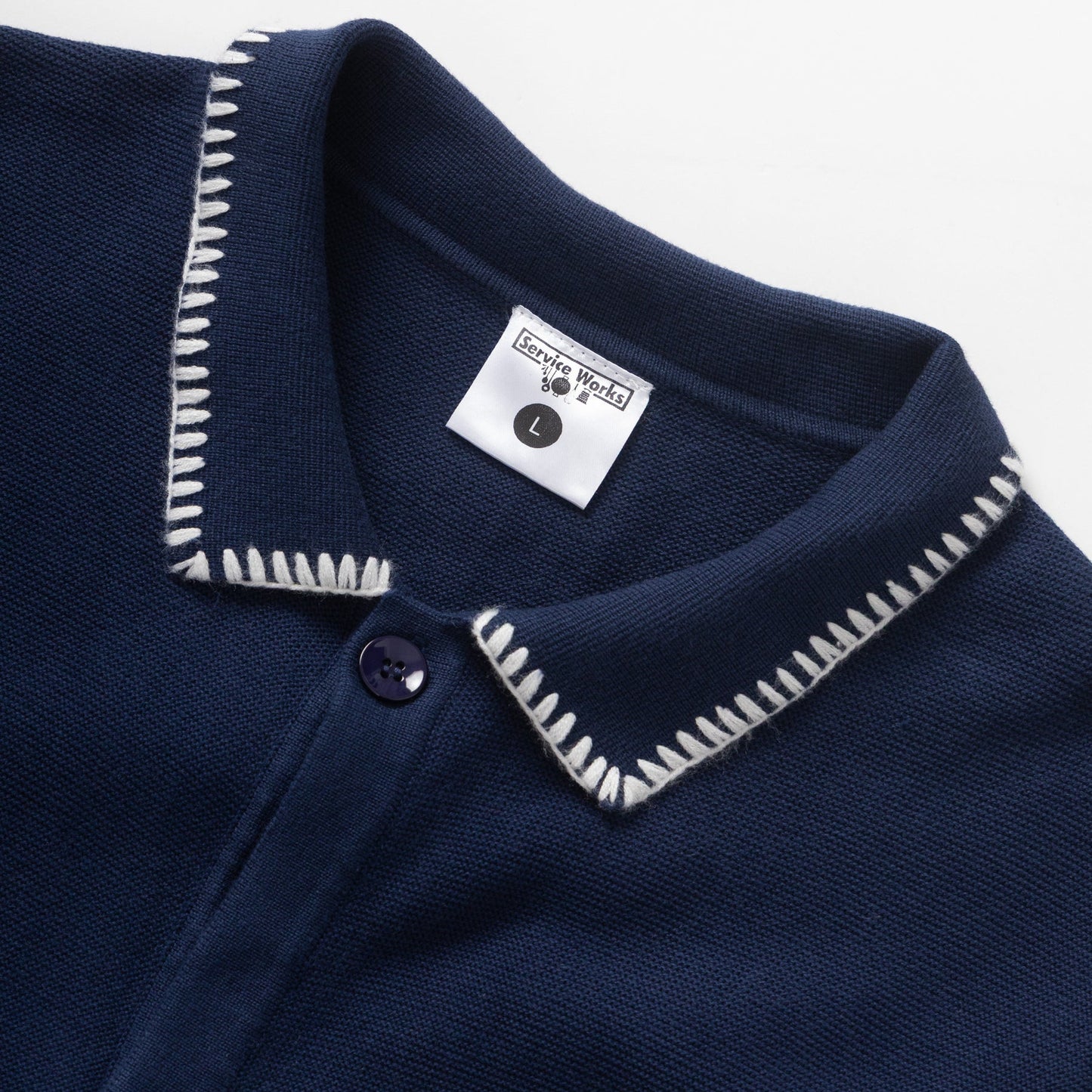 Service Works Blanket Stitch Knit Navy