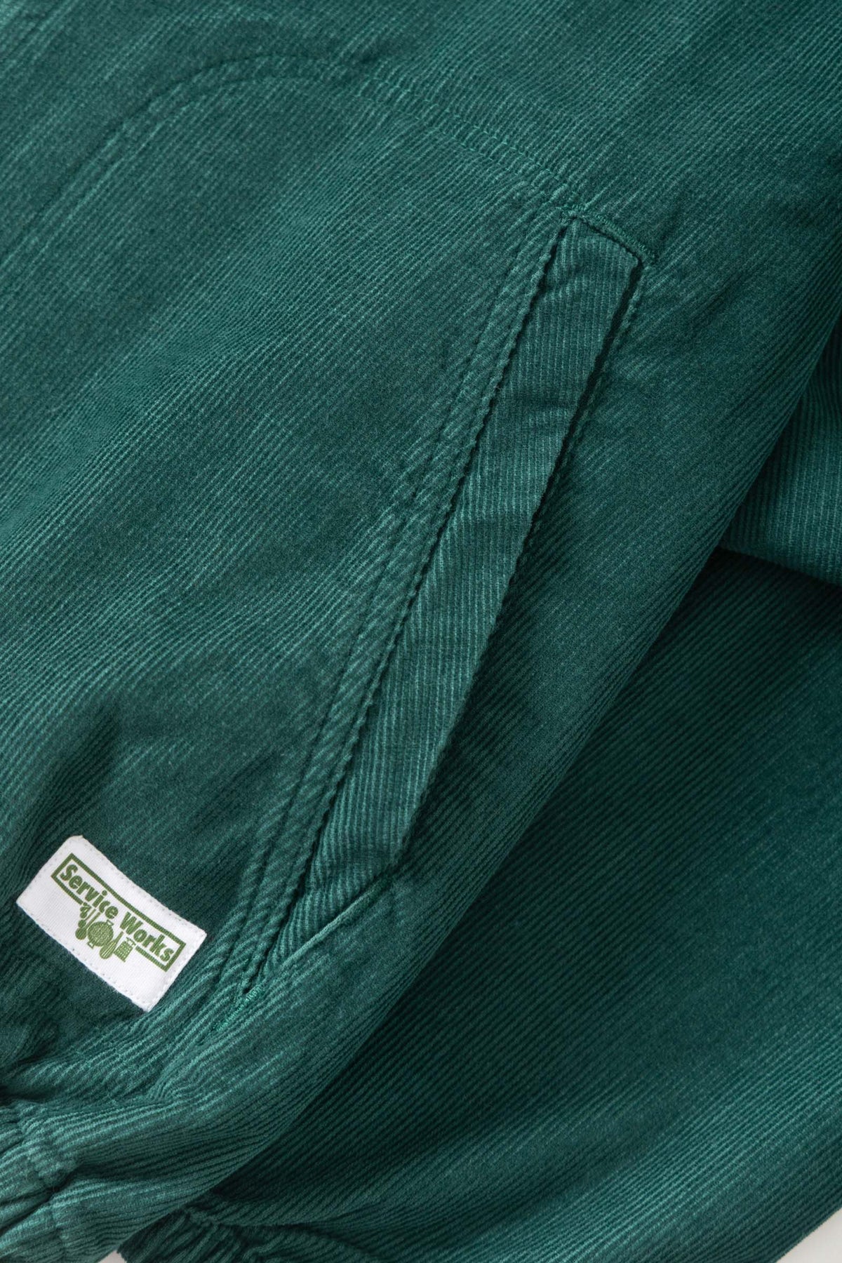 Service Works Fine Cord Work Jacket Green