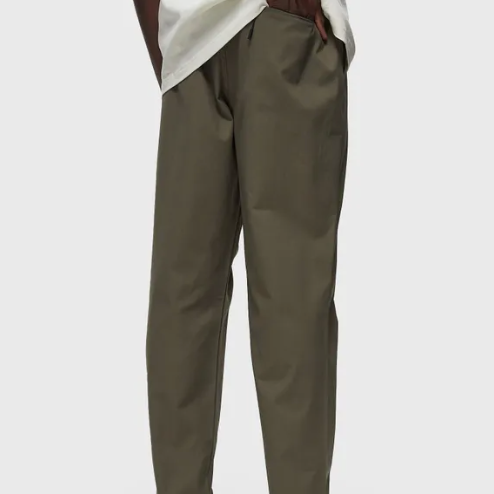 Norse Projects Ezra Relaxed Solotex Twill Trousers Sediment Green