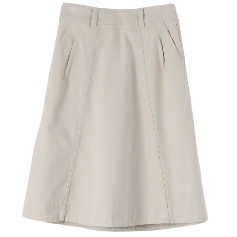 MHL W' Panelled Scout Skirt Worn Cotton Drill Putty – Supra