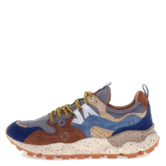 Flower Mountain Yamano 3 Suede / Nylon - Brown / Deep Petrol / Light Blue