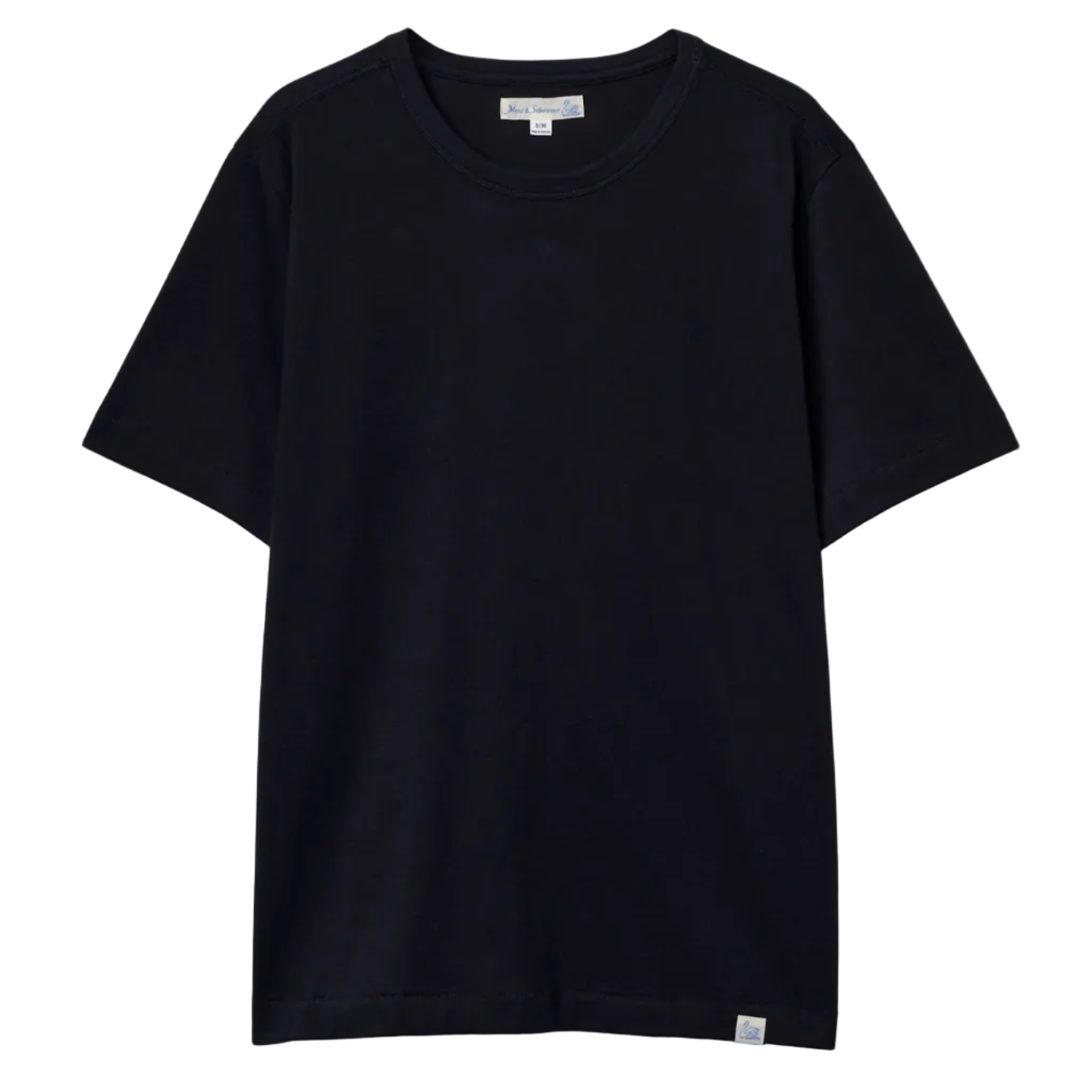 Merz b. Schwanen Pima Cotton T-Shirt Deep Black