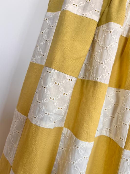 Sideline Bliss Skirt Patchwork