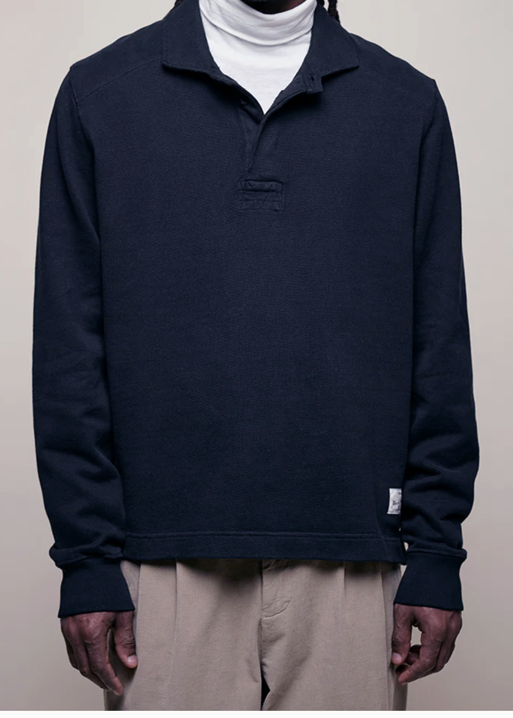 Merz B. Schwanen men's Rugby Shirt Dark Navy