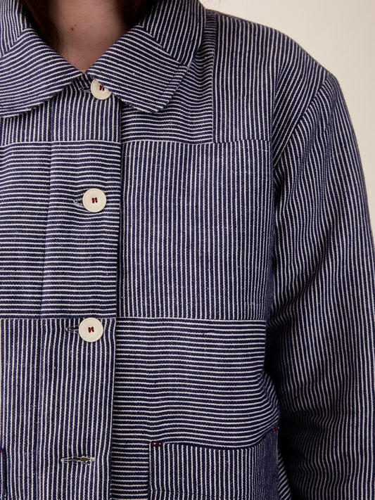 Sideline Molly Jacket Railroad Stripe
