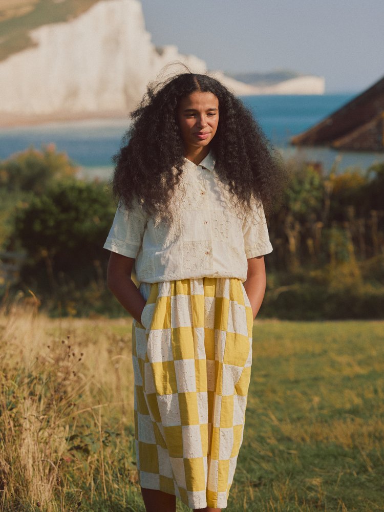 Sideline Bliss Skirt Patchwork