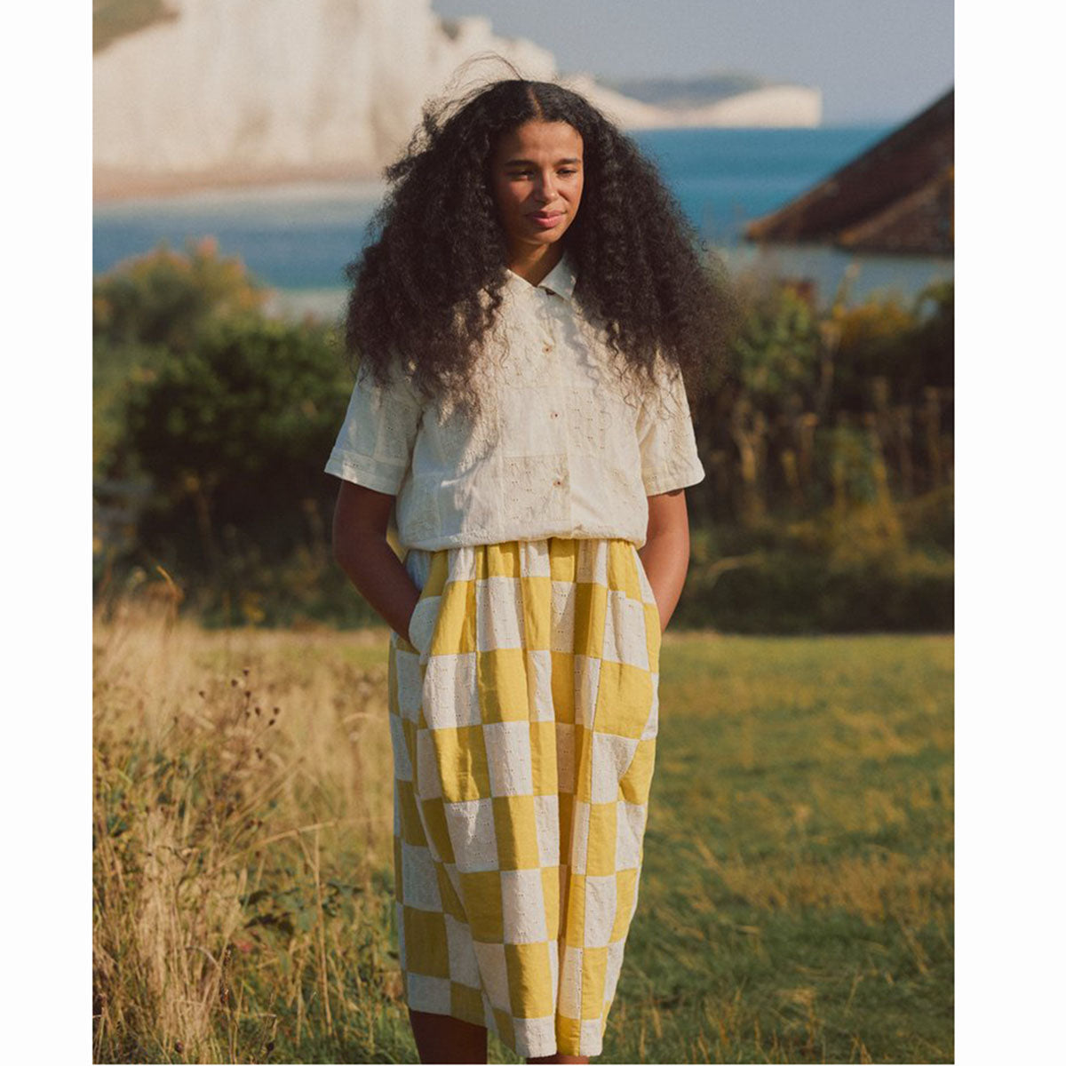 Sideline Bliss Skirt Patchwork