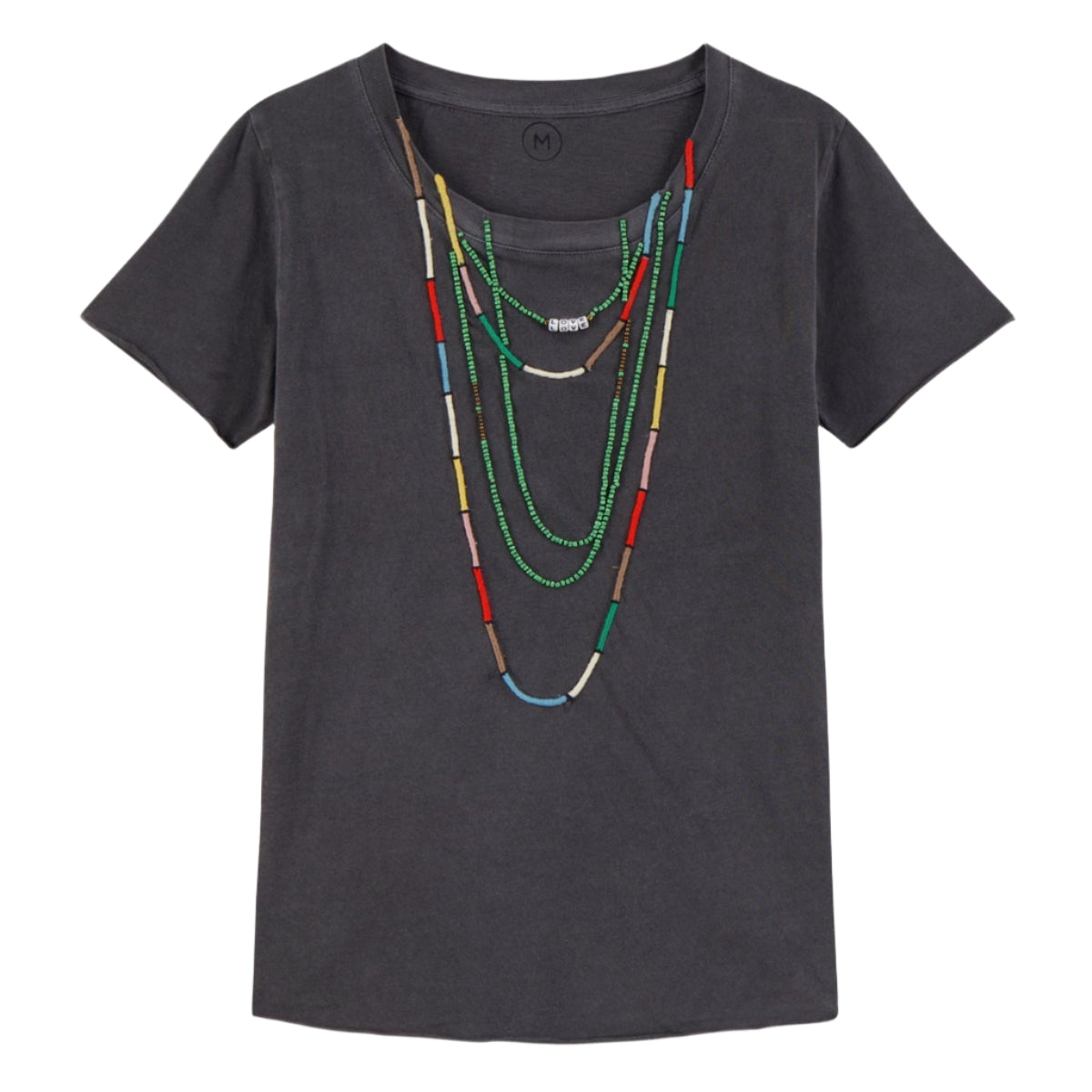 Leon & Harper Toro Beads T-Shirt Carbone
