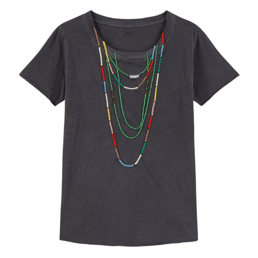 Leon & Harper Toro Beads T-Shirt Carbone