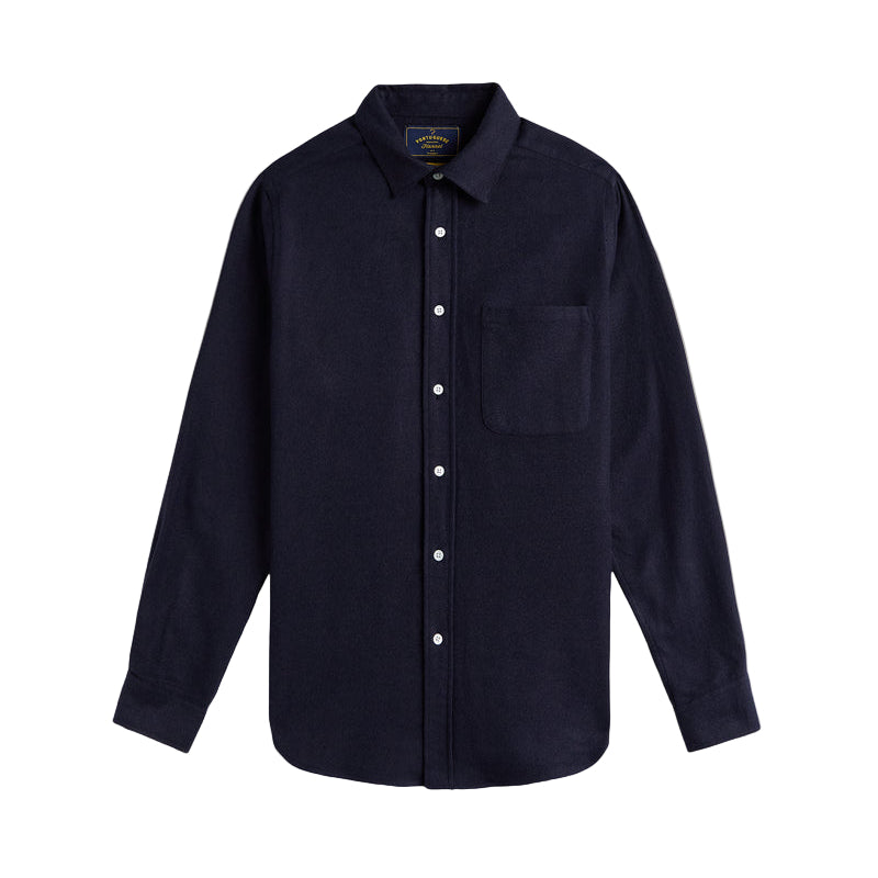 Portuguese Flannel Teca LS Shirt Navy