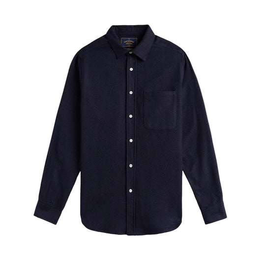 Portuguese Flannel Teca LS Shirt Navy