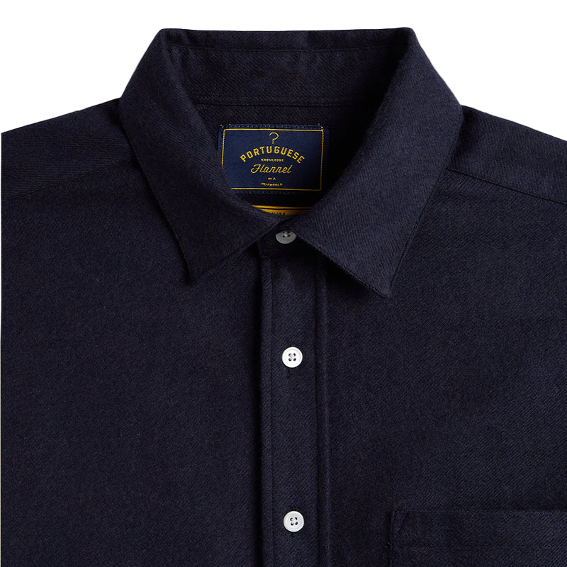 Portuguese Flannel Teca LS Shirt Navy