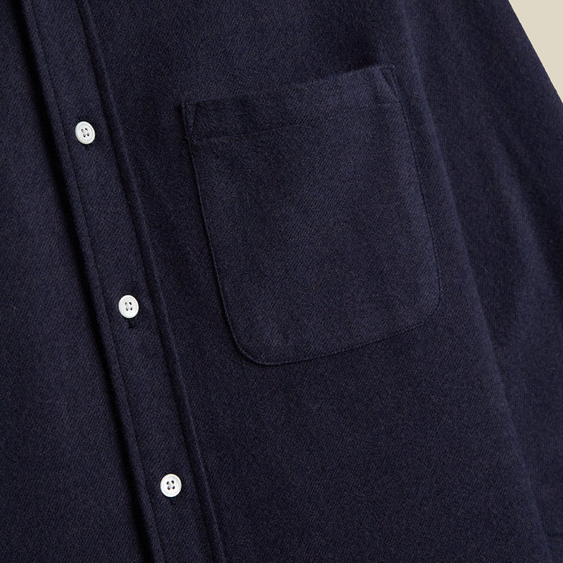 Portuguese Flannel Teca LS Shirt Navy