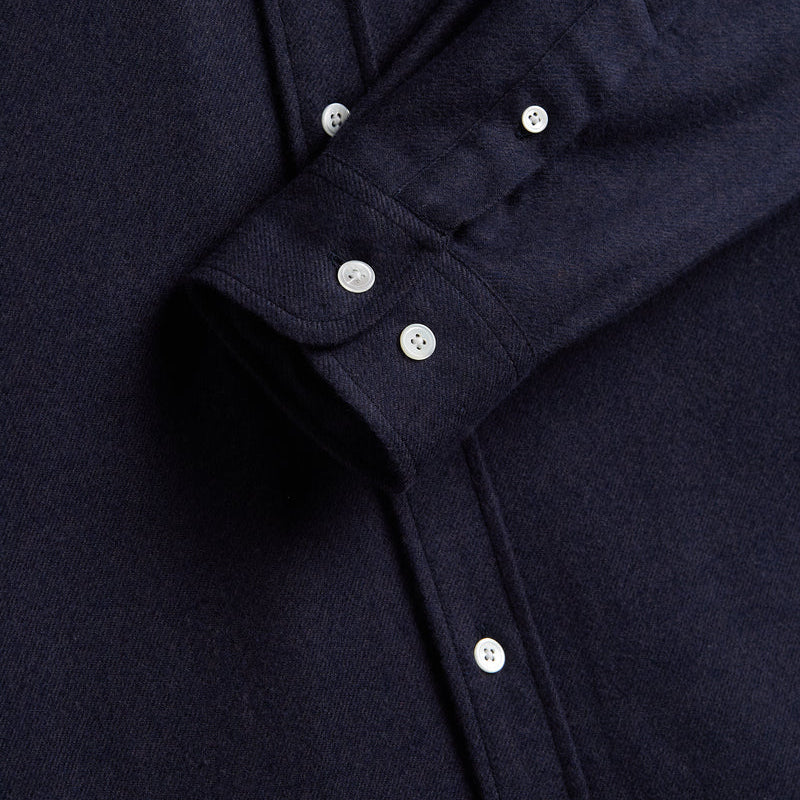 Portuguese Flannel Teca LS Shirt Navy