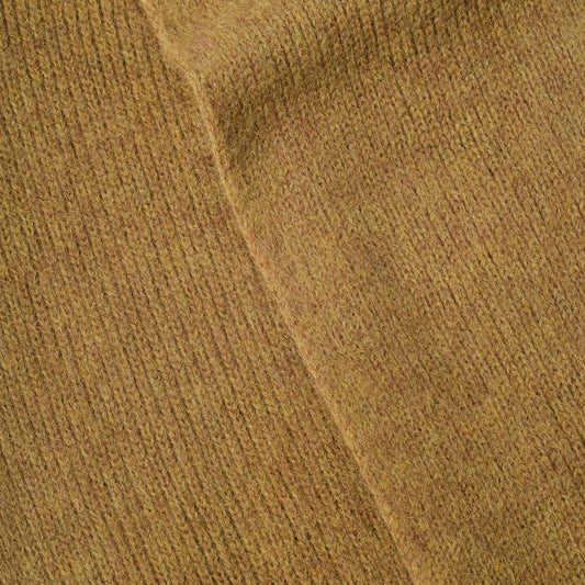 MHL Brushed Scarf Soft Shetland Wool Ochre