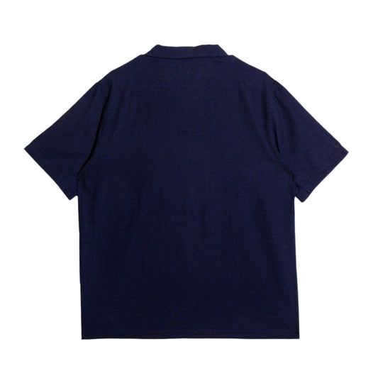 Universal Works Ori Linen Mix Road Shirt Indigo