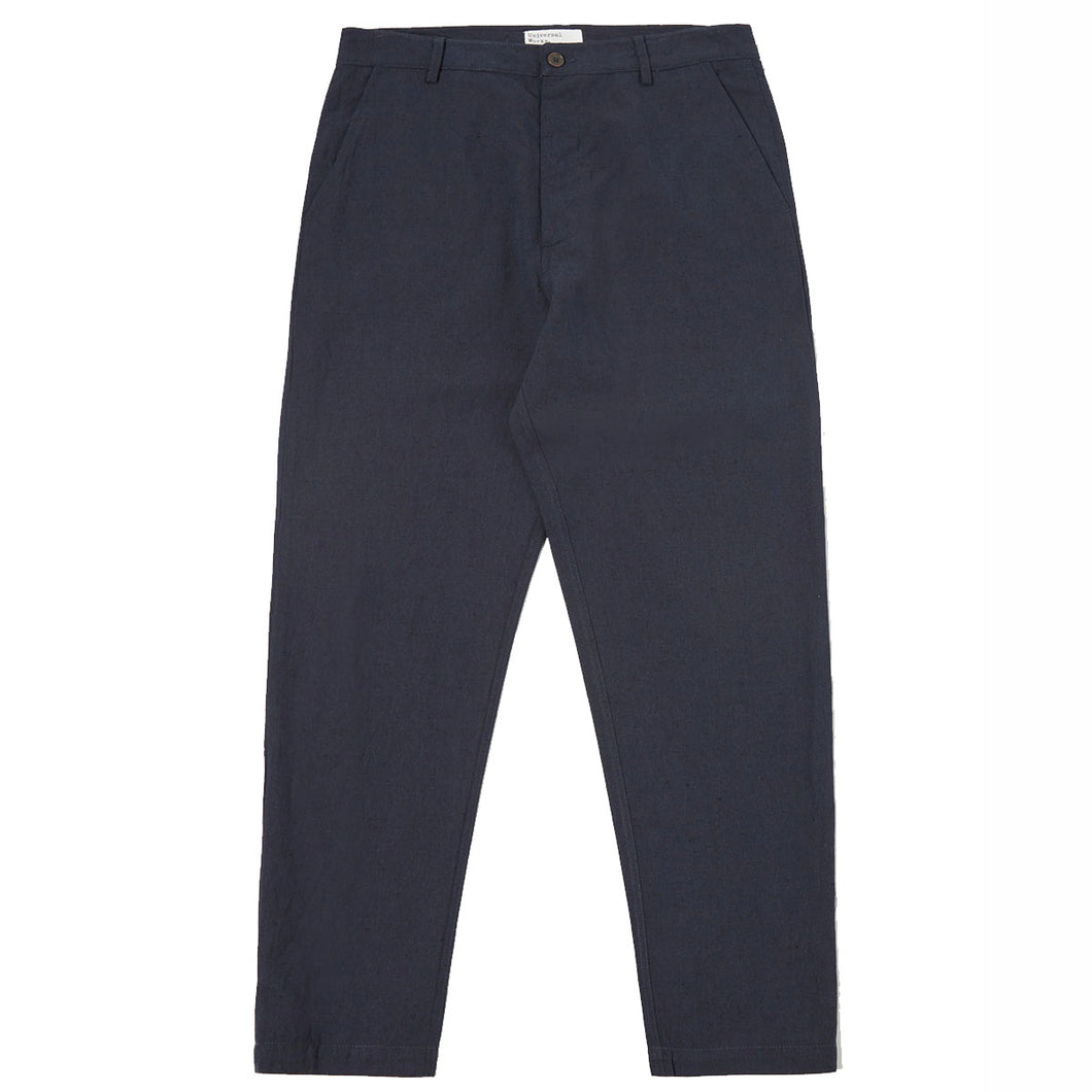 Universal Works Military Chino Lord Cotton Linen Navy