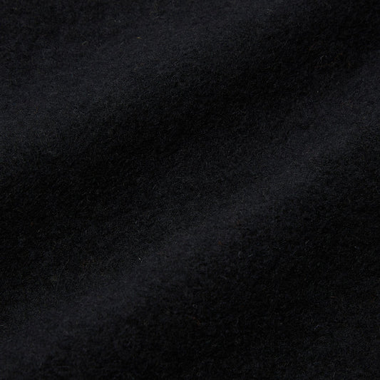 Universal Works Wool Fleece Zip Bomber Black