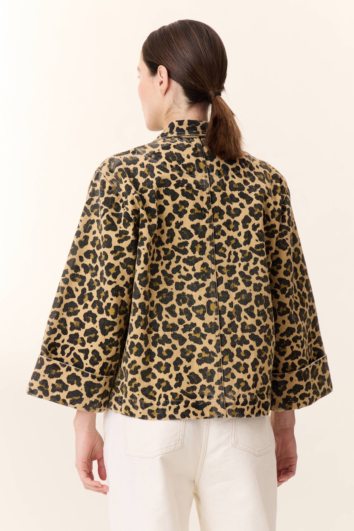 Leon & Harper Vincy Leo + Leopard Short Jacket