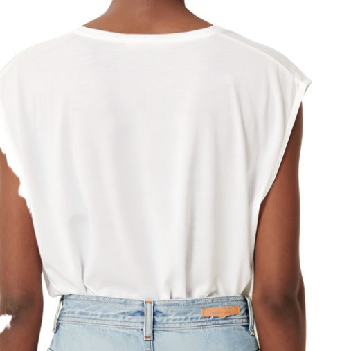 Sessun The V T-shirt Optical White