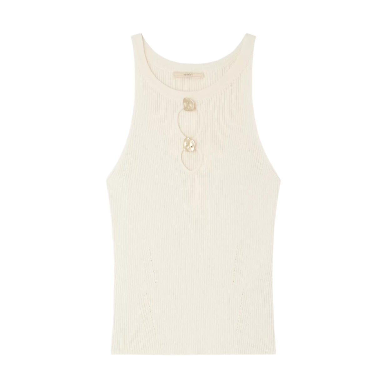 Sessun Lona Ribbed Tank Top Fleur de Sel