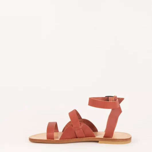 Sessun EOS Spartiate Sandals Leather Brandy