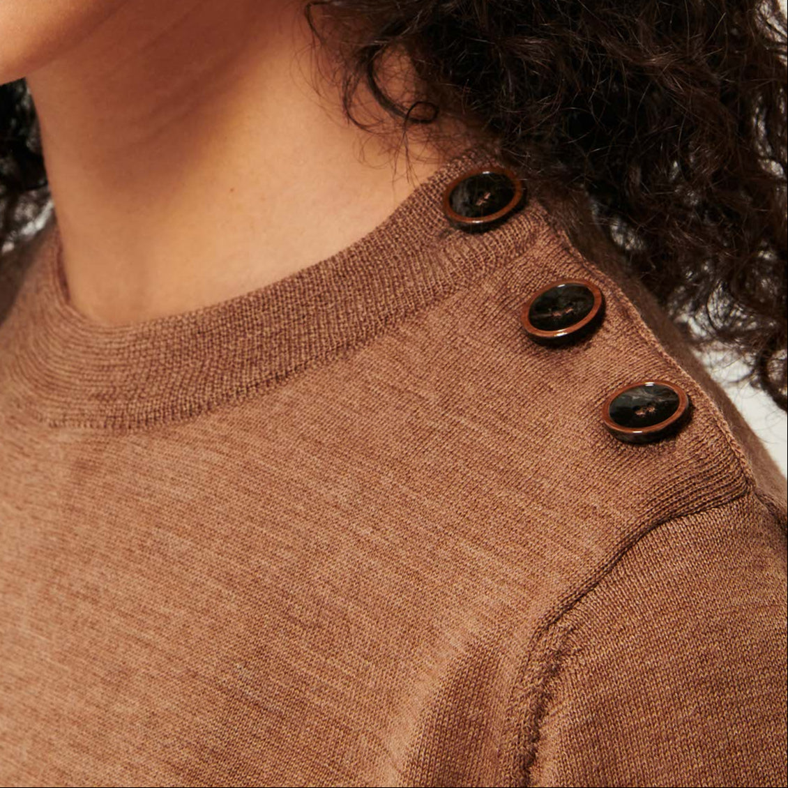 Sessun Amor Jumper Camel