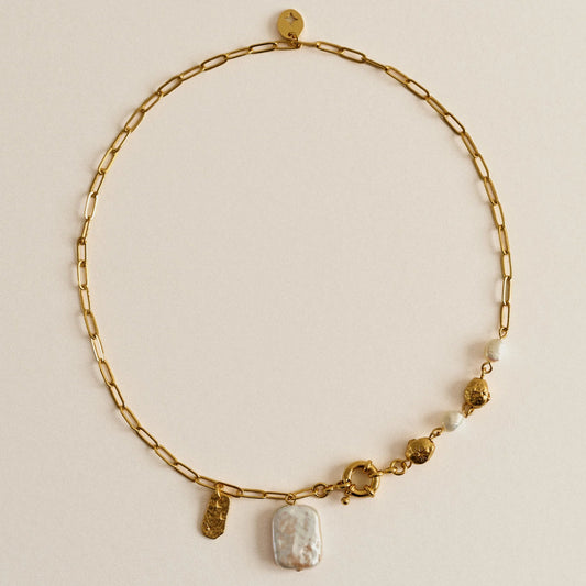 Sessun Choya pearl Necklace Dore
