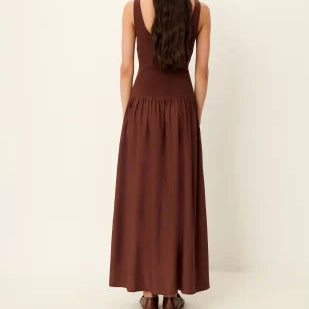 Sessun Solao Maxi Dress Brownwhisky