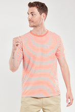 Load image into Gallery viewer, Armor Lux Striped T-shirt Coral / Nature
