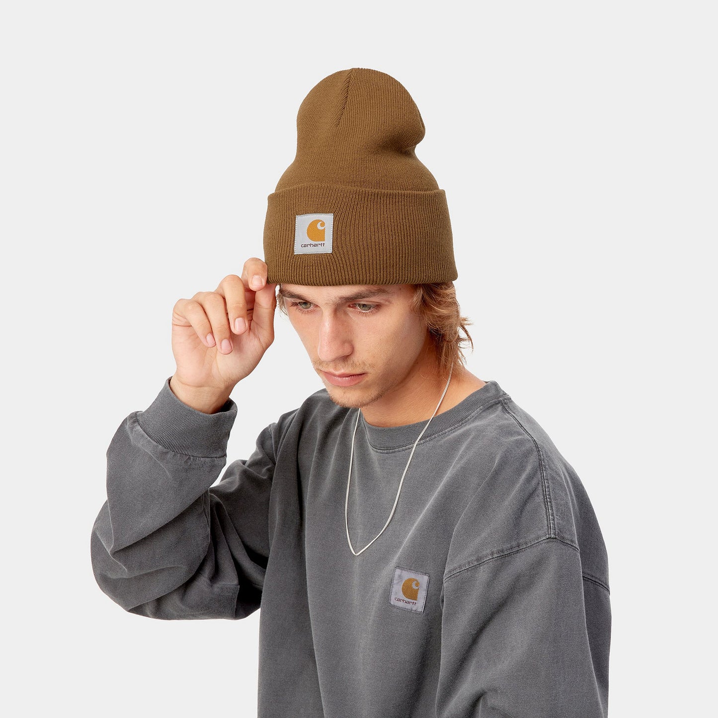 Carhartt WIP Acrylic Watch Hat Hamilton Brown