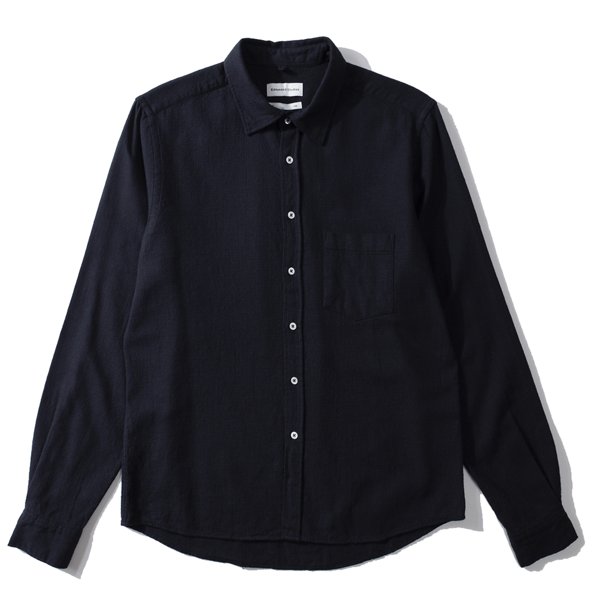 Edmmond Studios Adam Shirt Plain Navy