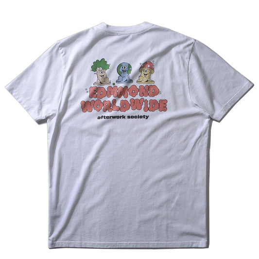 Edmmond Studios Afterwork Society  T-Shirt Off White