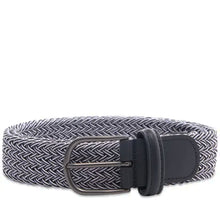 Load image into Gallery viewer, Andersons Woven Belt Navy / White
