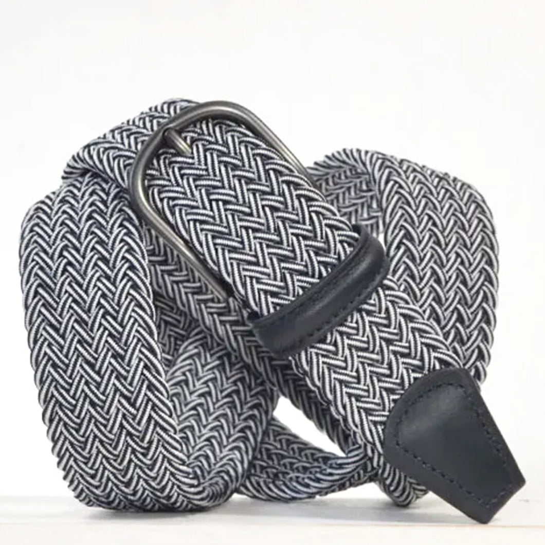 Andersons Woven Belt Navy / White