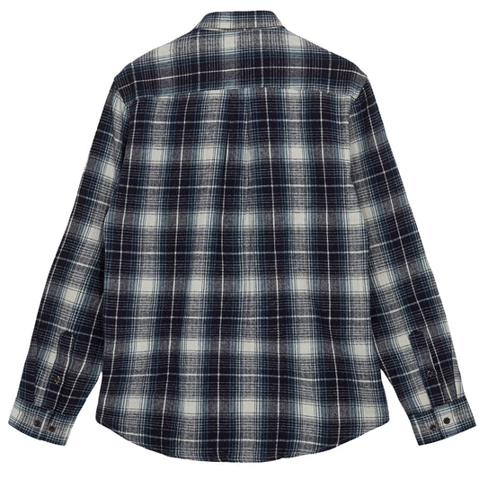 Anerkjendt Akleif Flannel Check Shirt Sky Captain