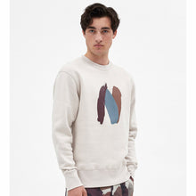 Load image into Gallery viewer, Norse Projects Arne Relaxed Brush N Logo Sweat Marble White
