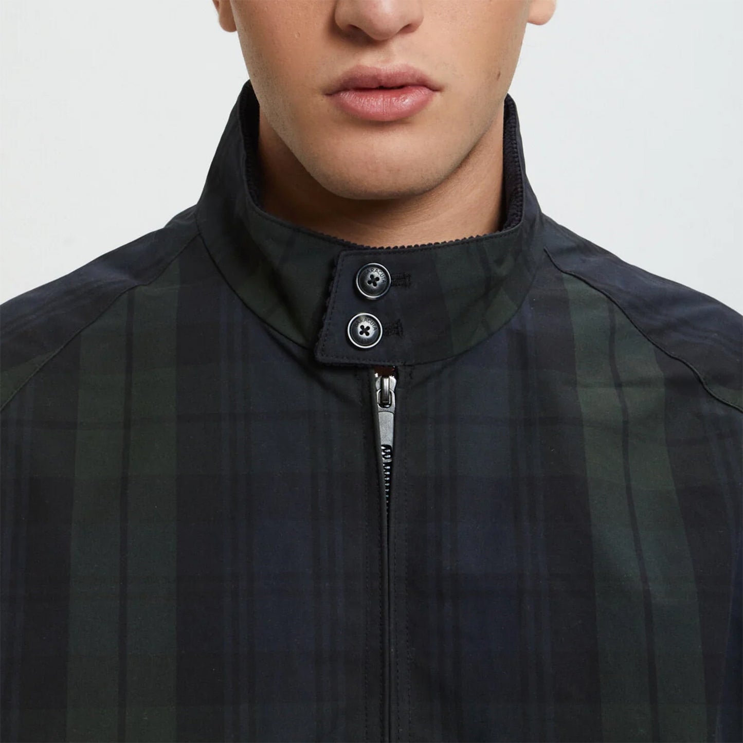 Baracuta G4 Harrington Waxed Pattern Blackwatch