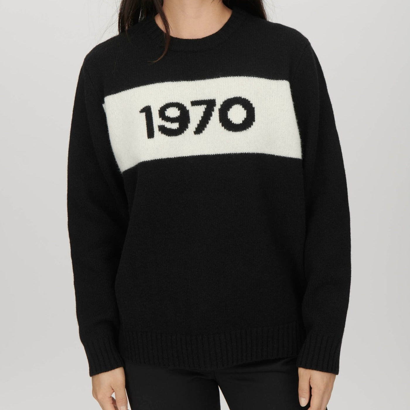 Bella Freud 1970 Oversized Jumper Black