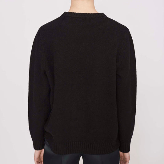 Bella Freud 1970 Oversized Jumper Black