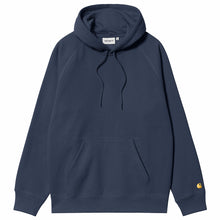 Load image into Gallery viewer, Carhartt WIP Hooded Chase Sweat Blue / Gold
