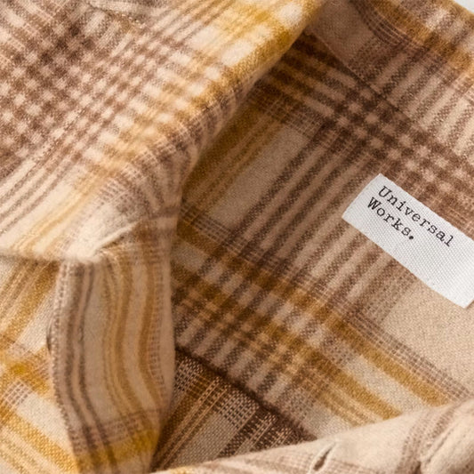 Universal Works Fatigue Shirt Brushed Boban Gold