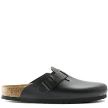 Load image into Gallery viewer, Birkenstock Boston BS Natural Leather Black Narrow Fit
