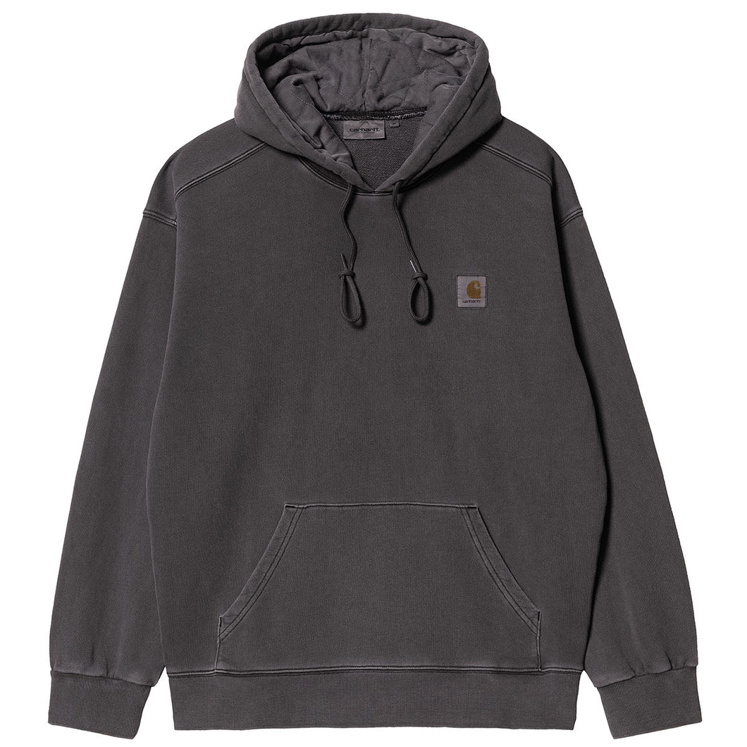 Carhartt WIP Nelson Hooded Sweat Charcoal Garment Dyed