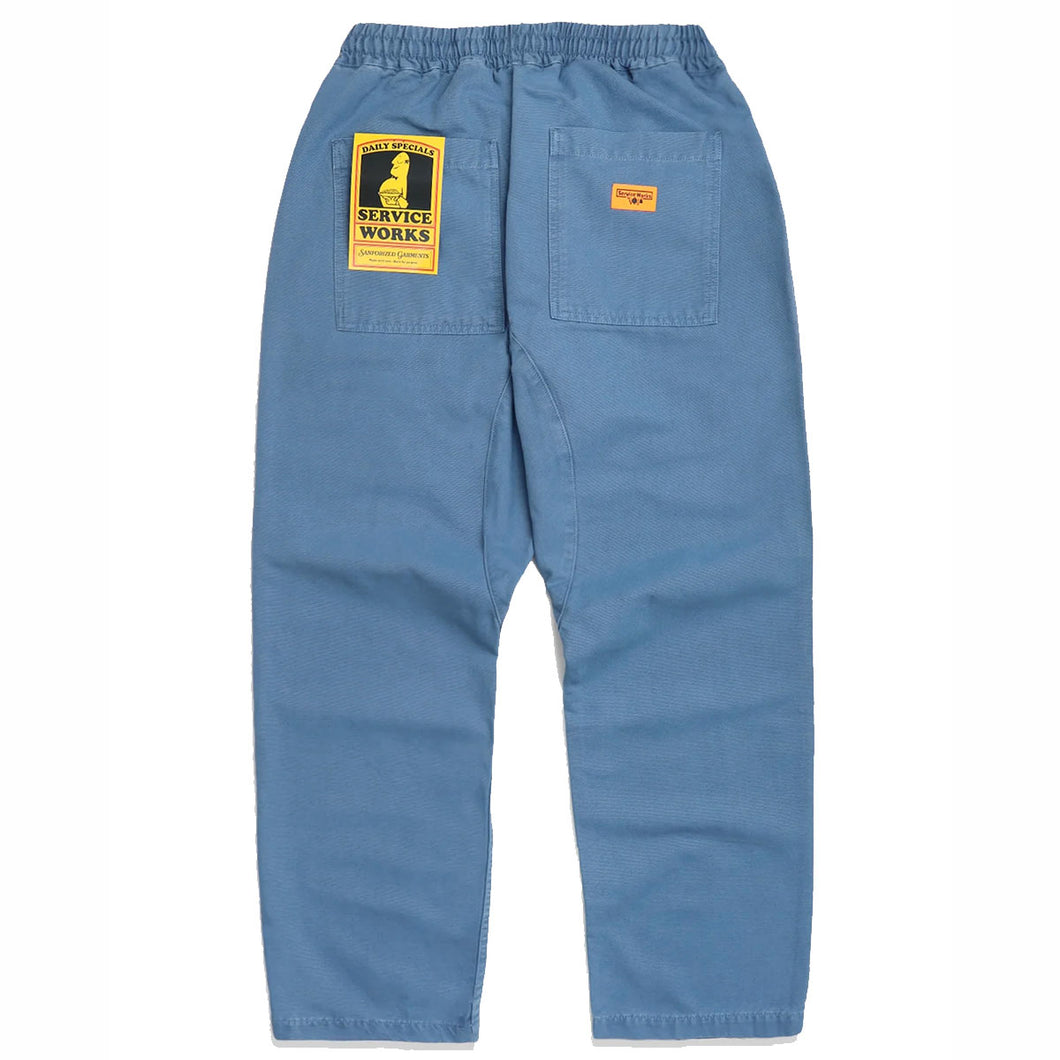 Service Works Classic Chef Pants Work Blue