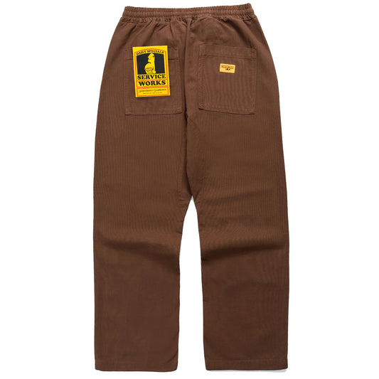 Service Works Classic Chef Pants Brown