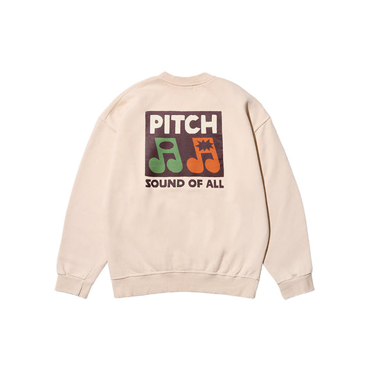 Kappy Pitch Fluff Sweatshirt Cream